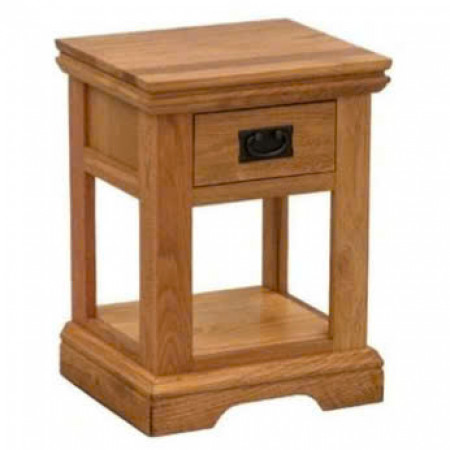 French Oak : Tủ 1 Ngăn Kéo Gỗ Sồi - Màu Tự Nhiên